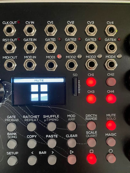 Modular Synthesizer Erica Synths Black Sequencer