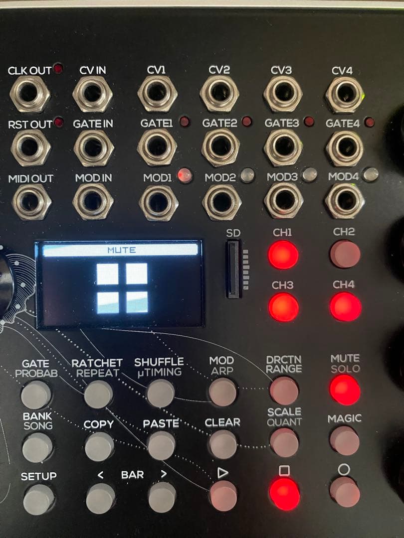 Modular Synthesizer Erica Synths Black Sequencer