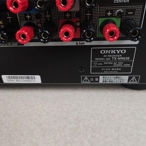 Av Amplifiers Onkyo 7.1Ch Tx-Nr636 4K