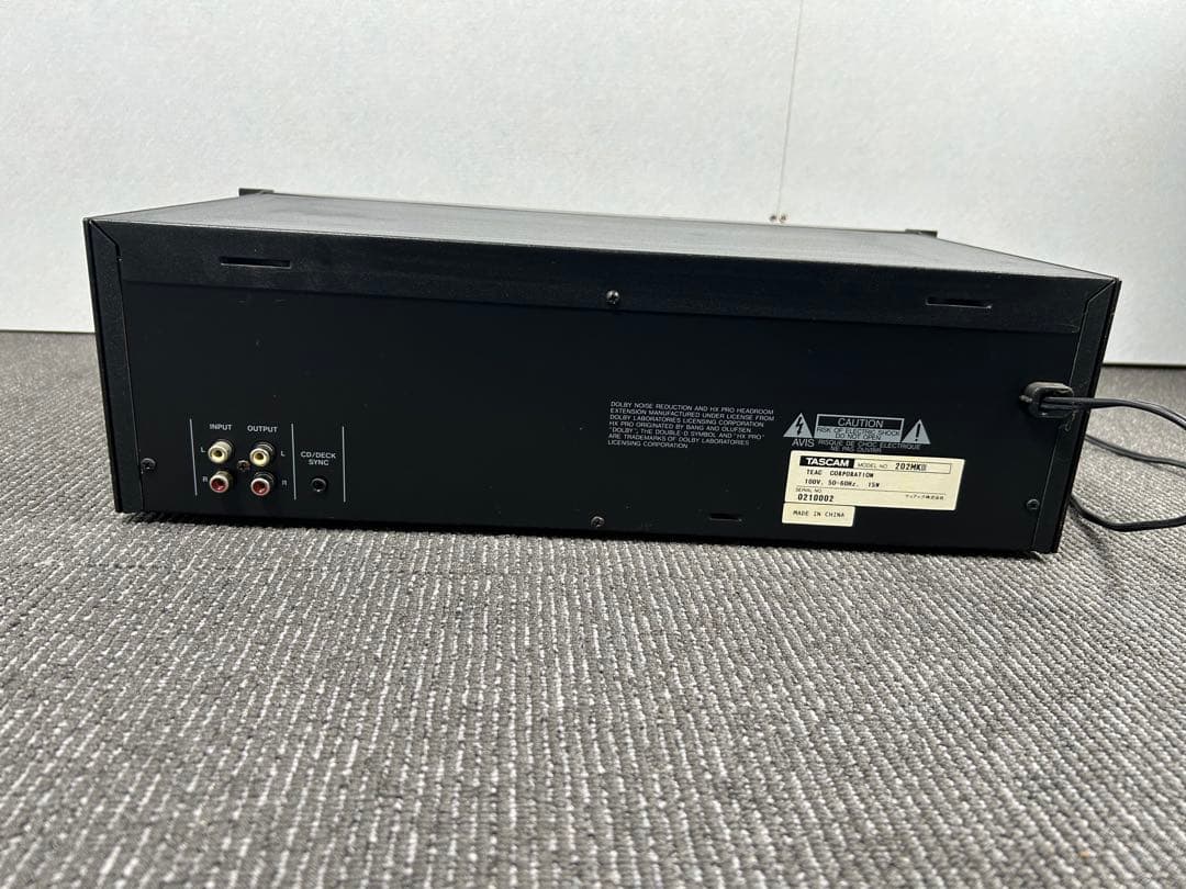 Tascam Cd, Md Cassette Decks 202Mk Mk3