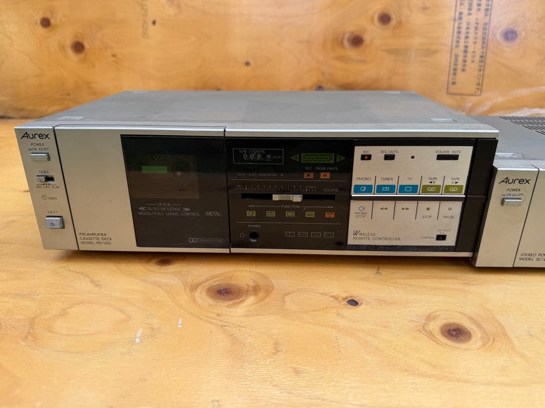 Cd, Md Cassette Decks Aurex 3