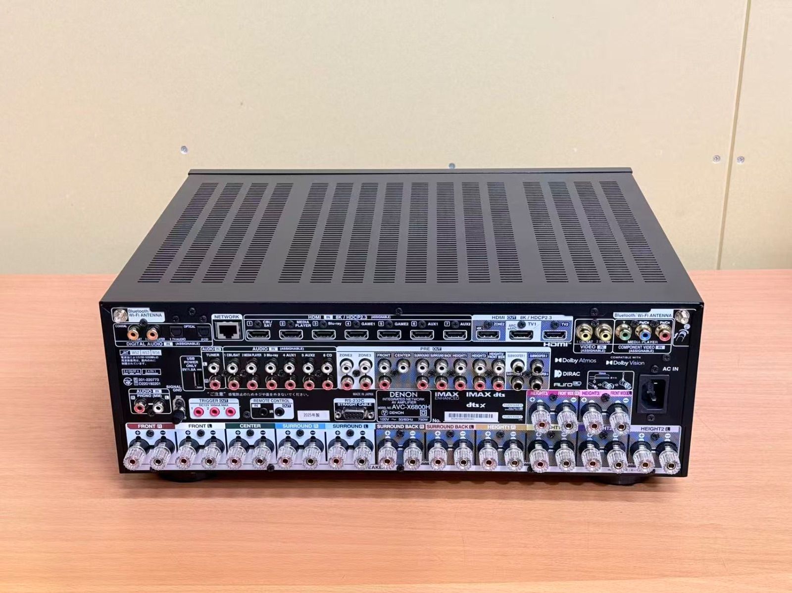 Denon Av Amplifier 52.8 Avc-X6800H-K