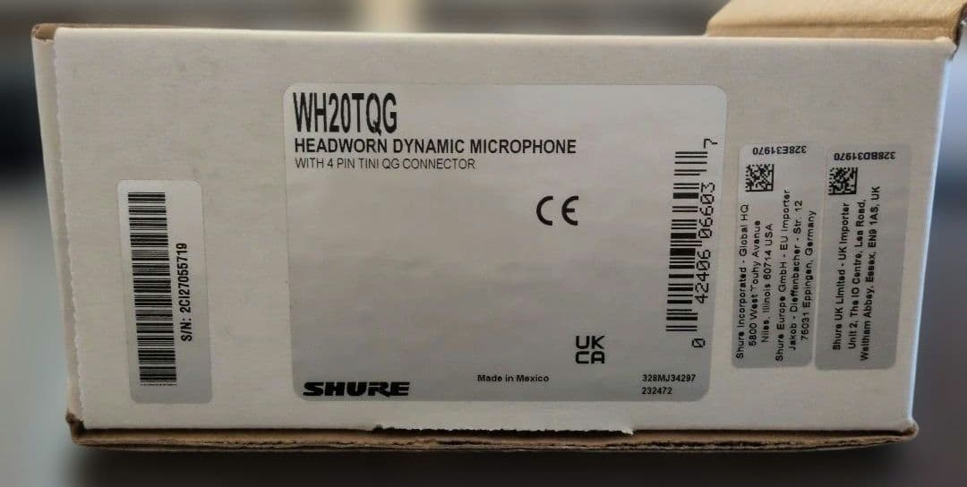Shure Dynamic Microphones Wh20Tqg