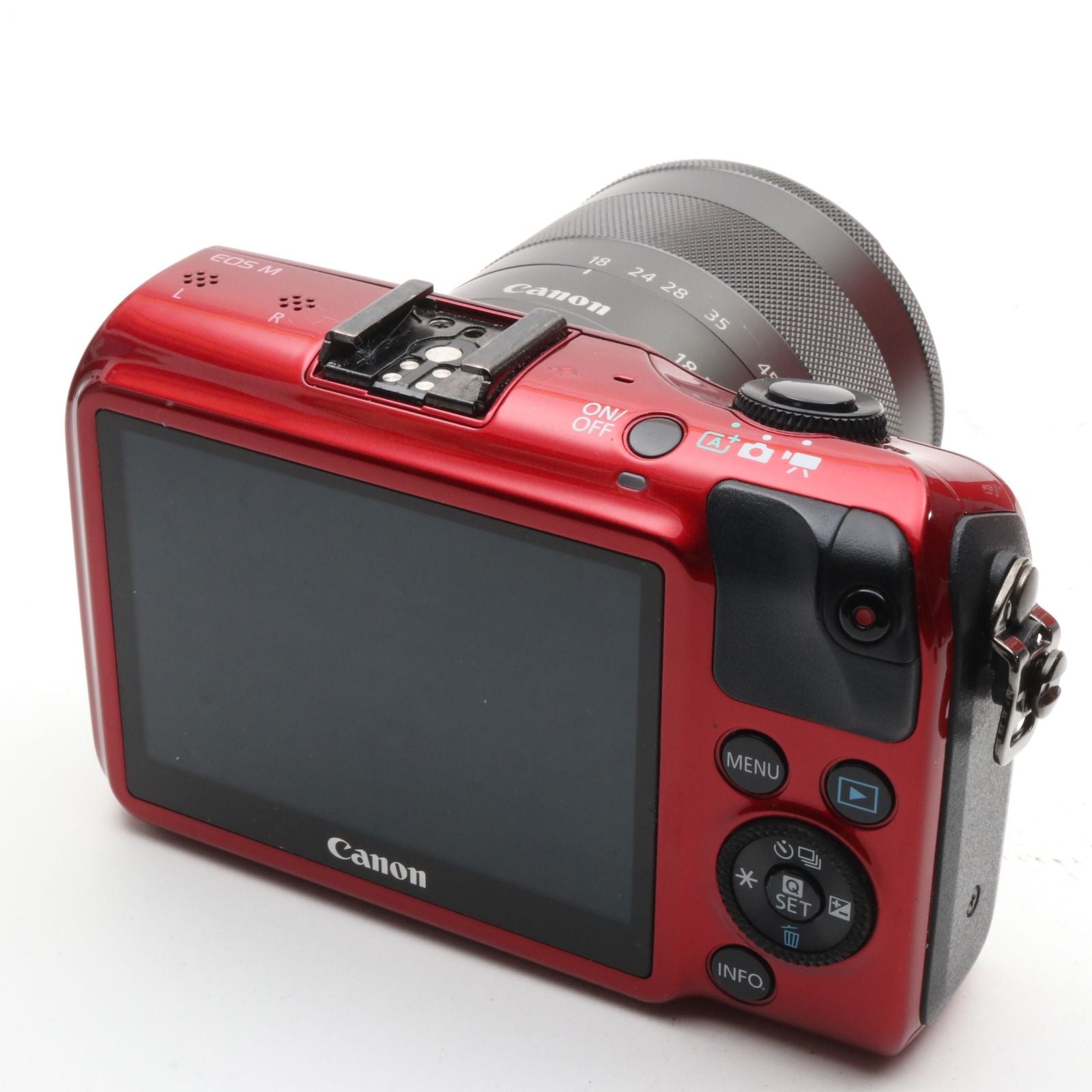 Canon Mirrorless Interchangeable Lips Eos M Ef-M18-55Mm F3.5-5.6 Is Stm Ef-M