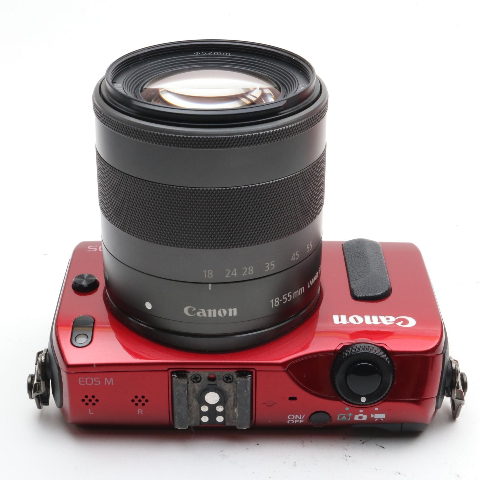Canon Mirrorless Interchangeable Lips Eos M Ef-M18-55Mm F3.5-5.6 Is Stm Ef-M