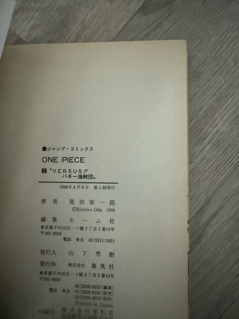 Boy'S Manga One Piece 2
