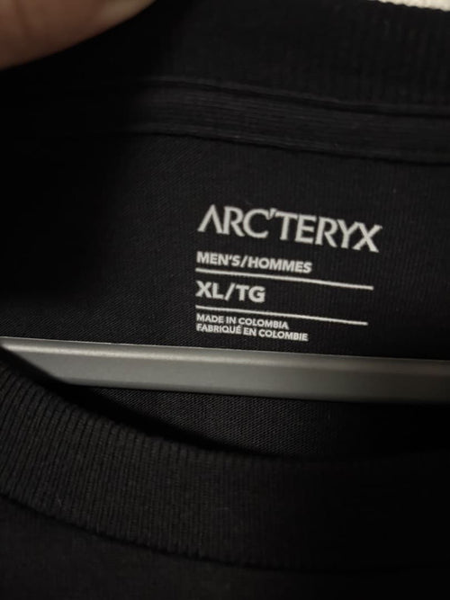 Arc'Teryx T-Shirts Kragg Cotton Heatmap Ls Blk
