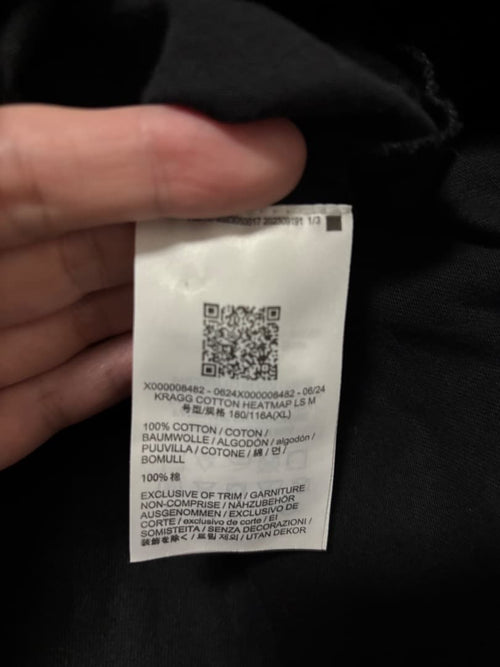 Arc'Teryx T-Shirts Kragg Cotton Heatmap Ls Blk