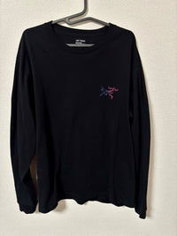 Arc'Teryx T-Shirts Kragg Cotton Heatmap Ls Blk