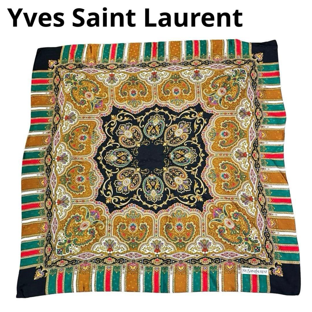 Yves Saint Laurent Bandana Scarf Q15