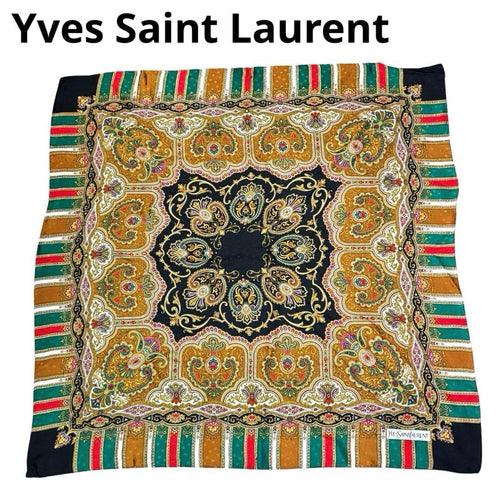 Yves Saint Laurent Bandana Scarf Q15