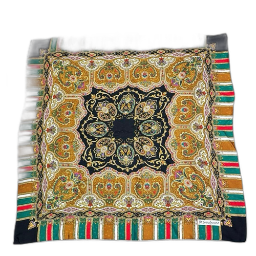 Yves Saint Laurent Bandana Scarf Q15