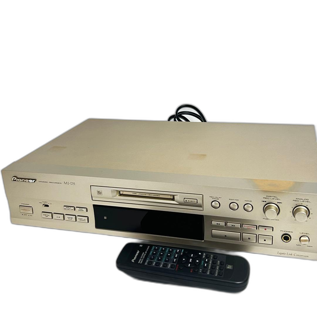 Pioneer Cd Md Cassette Deck Mj-D5