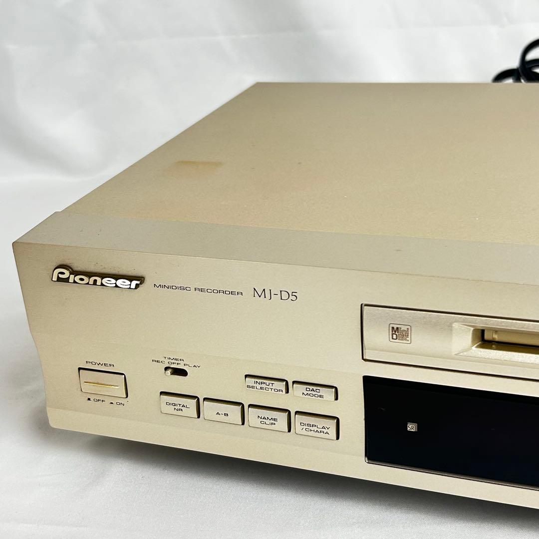 Pioneer Cd Md Cassette Deck Mj-D5