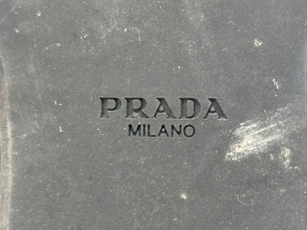 Prada Comfort Sandals Black 38 104S-1345