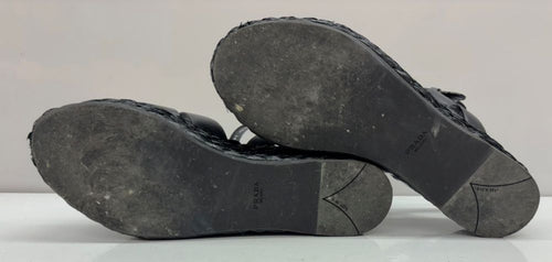 Prada Comfort Sandals Black 38 104S-1345