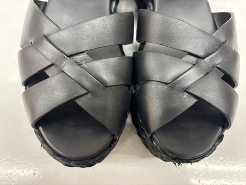 Prada Comfort Sandals Black 38 104S-1345