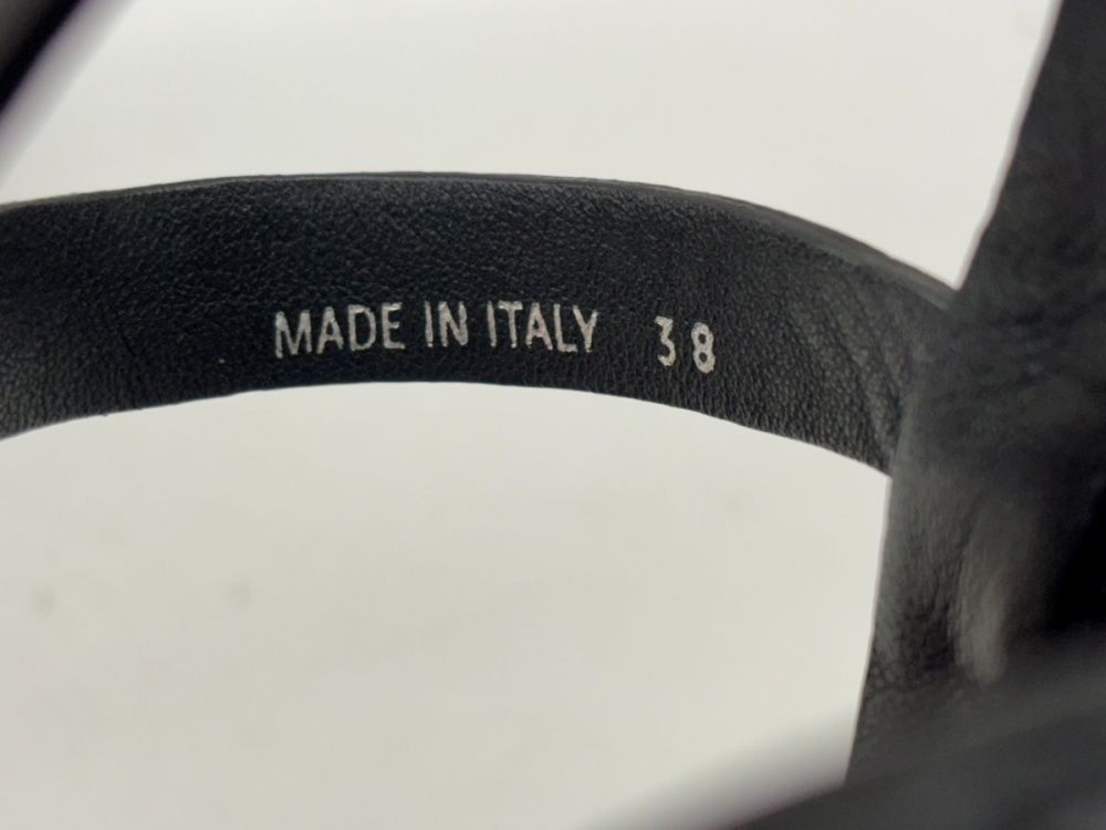 Prada Comfort Sandals Black 38 104S-1345