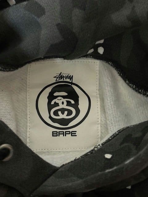 Felpe con cappuccio A Bathing Ape Stussy