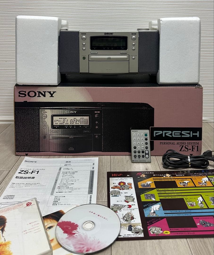 Sony Cd, Md Cassette Decks Presh Zs-F1