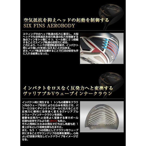 Works Golf Driver Cbr Max 1.7 9.5 10.5 Ust Vspec- R Sr S