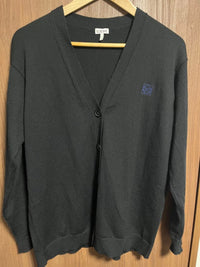 Loewe Cardigans Anagram Black Cardigan L