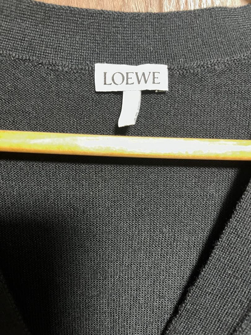 Loewe Cardigans Anagram Black Cardigan L