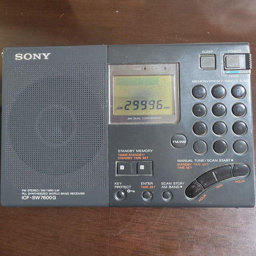 Sony Radios Radio Cassette Players Icf-Sw7600G Pll