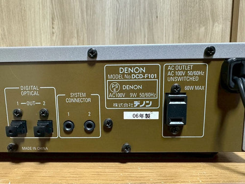 Denon Cd Sacd Player Compact Disc Dcd-F101
