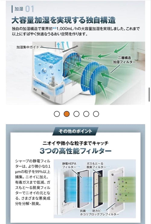 Air Cleaner Ki-Px100-W Cocoro 23