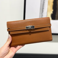 Hermes Long Wallets D Gold