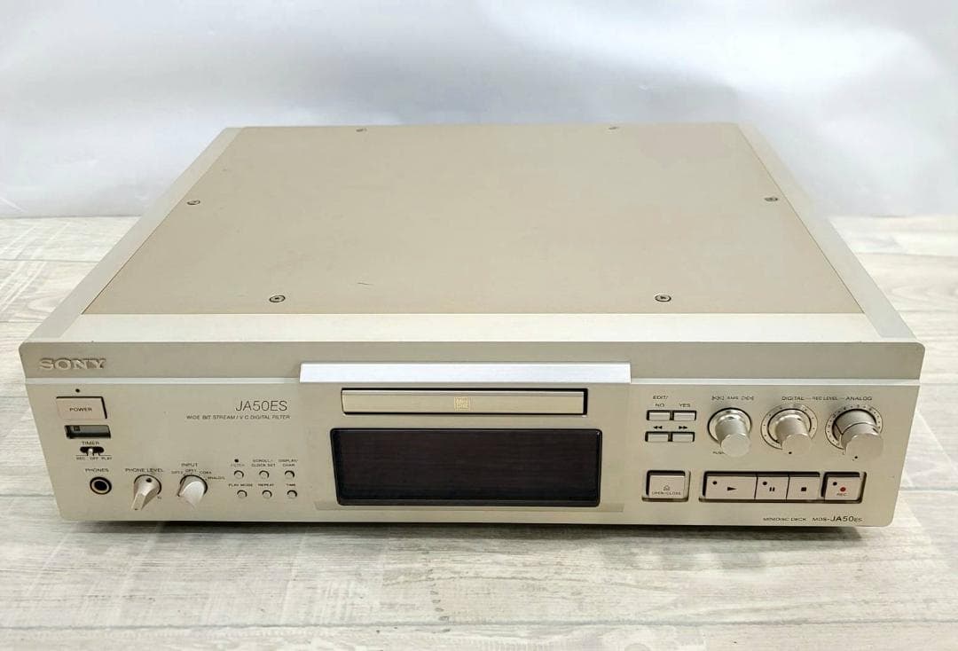 Sony Cd Md Cassette Deck Mds-Ja50Es