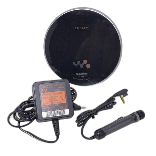 Portable Cd Player Sony Walkman D-Ne730