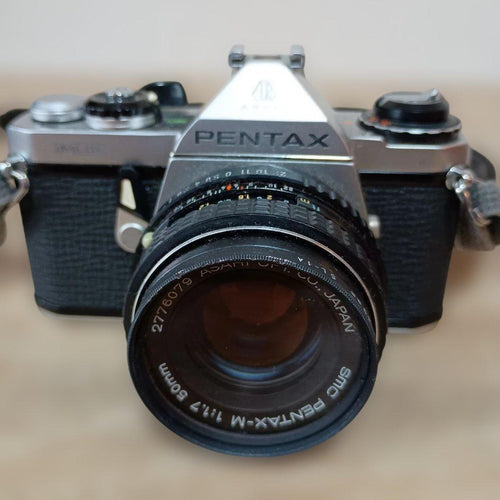 Slr Cameras (Film) Pentax Me Smc Pentax-M F1.7