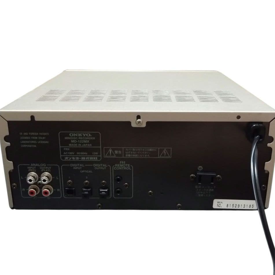 Onkyo Cd, Md Cassette Decks Intec Md-122Mx