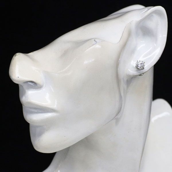 Cartier Earrings (For Both Ears) Pt950 1.23 E Vs2 Ex