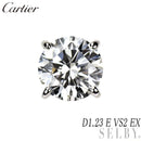 Cartier Earrings (For Both Ears) Pt950 1.23 E Vs2 Ex