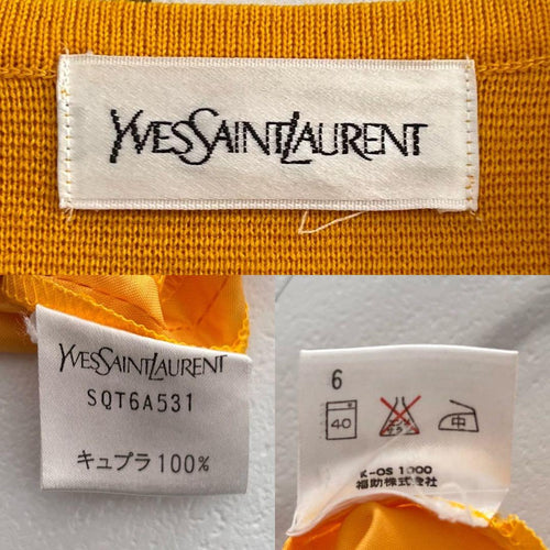 Yves Saint Laurent Long-Sleeve Three-Quarter-Sleeve