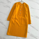 Yves Saint Laurent Long-Sleeve Three-Quarter-Sleeve