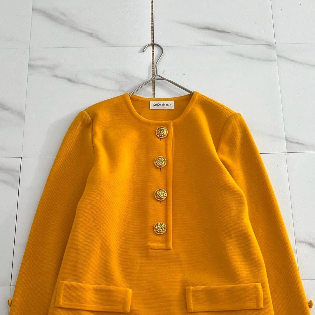 Yves Saint Laurent Long-Sleeve Three-Quarter-Sleeve