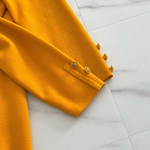 Yves Saint Laurent Long-Sleeve Three-Quarter-Sleeve
