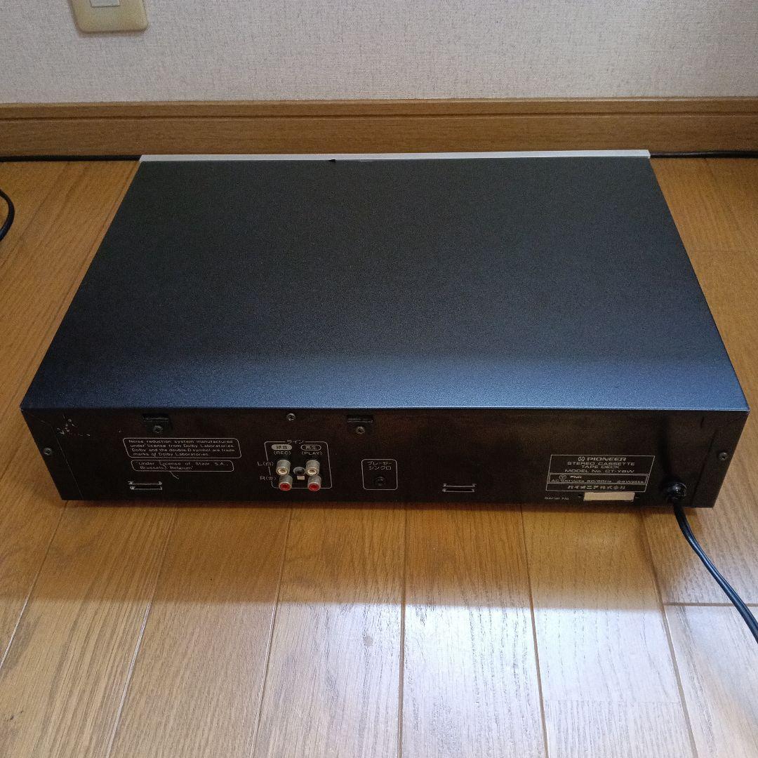 Cd Md Cassette Deck Pioneer Ct- Y 8 W