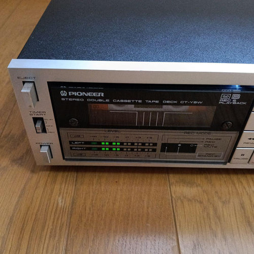 Cd Md Cassette Deck Pioneer Ct- Y 8 W