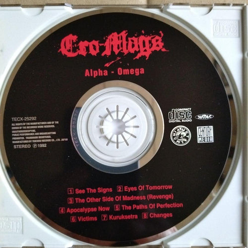 Overseas Music Cro-Mags Alpha Omega Cd