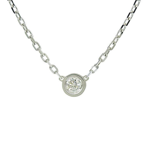 Cartier Necklace Sm K18Wg 750 3.0G 240101856362