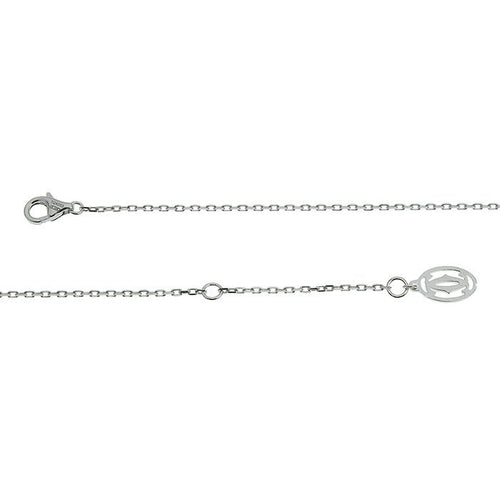 Cartier Necklace Sm K18Wg 750 3.0G 240101856362