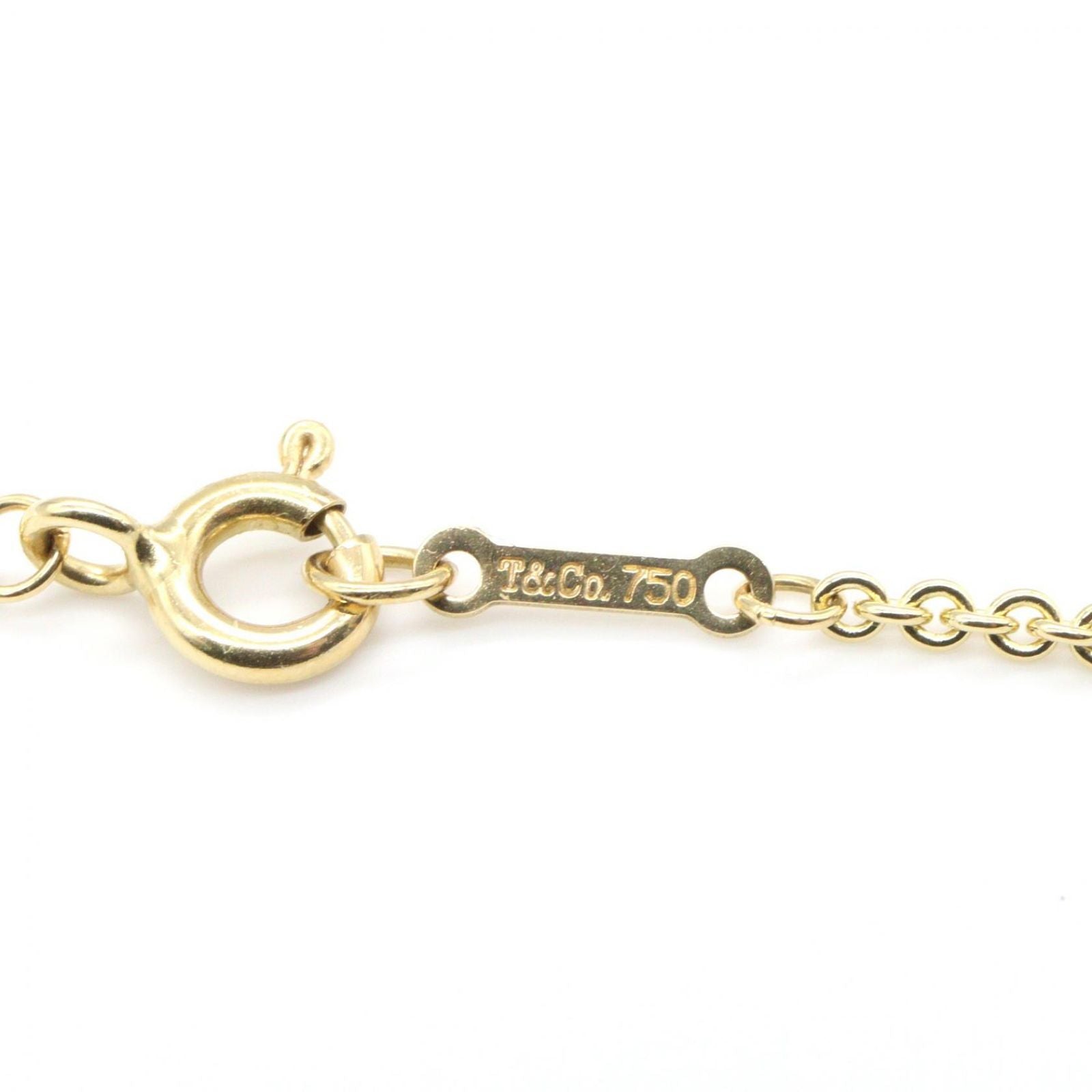 Tiffany Necklace Co 60.5 K18 Used A