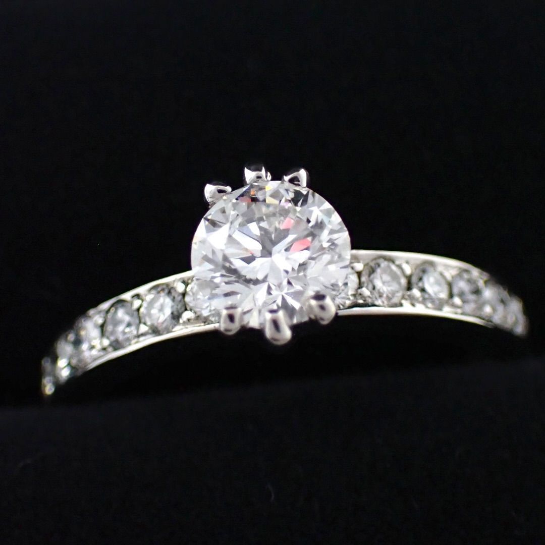 Tiffany Ring Co. 0.59Ct Irid.Plat 9.5 4788