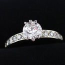Tiffany Ring Co. 0.59Ct Irid.Plat 9.5 4788