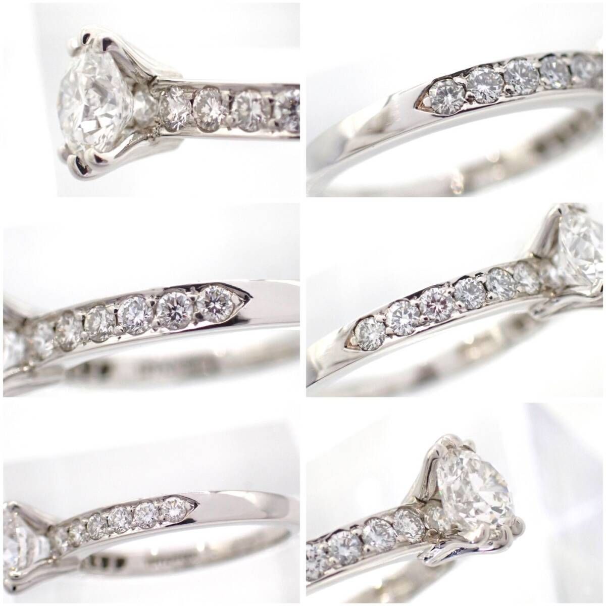 Tiffany Ring Co. 0.59Ct Irid.Plat 9.5 4788